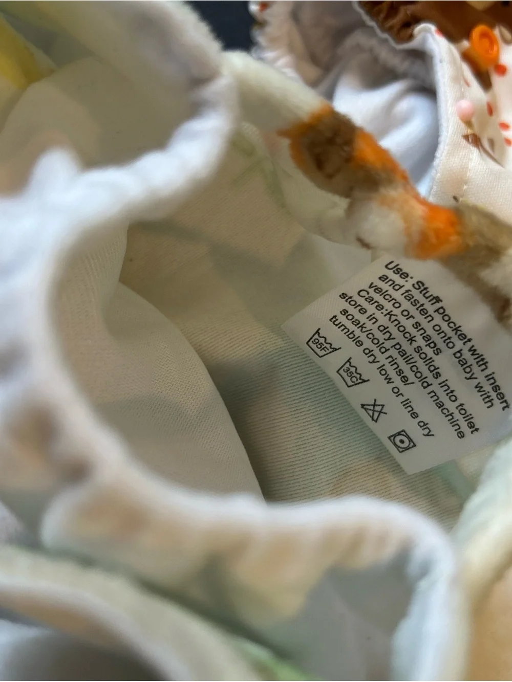 Adjustable Reusable Cloth Diaper Set of 3